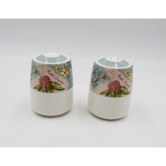 Royal Doulton Wildflowers Salt & Pepper Shakers Set Bone China - Picture 1 of 6